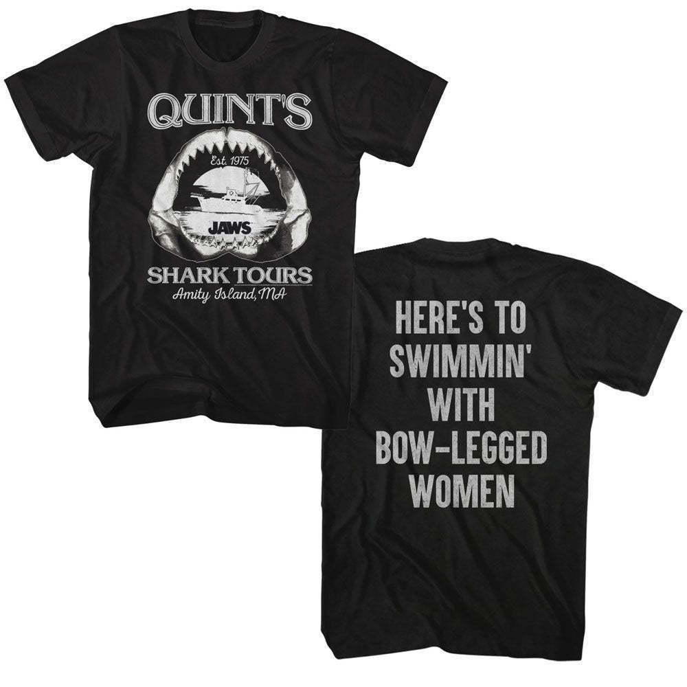 Quints Quote Tshirt Jaws 2 Sided Shirt